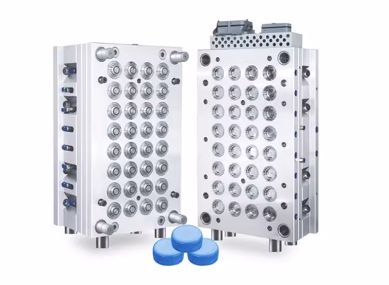 Custom Multi Cavities Plastic Cap Injection Mould Moulding Mineral Water Bottle Cap Mould