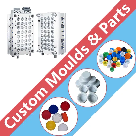 Bottle and Plastic Cap Molds for Beverage Packaging 
